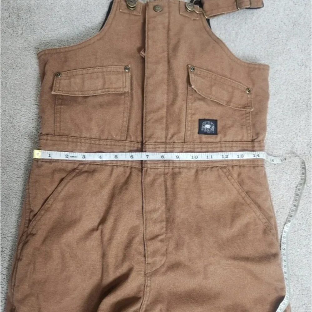 Polar King Saddle Insulated Duck Youth Bib Overalls Youth Size Medium Farm Ranch